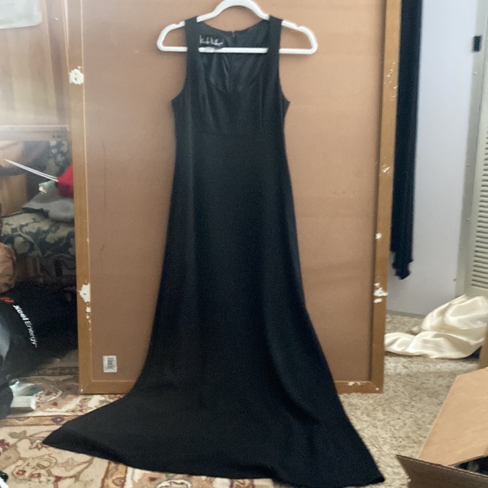 Nicole Miller long black dress